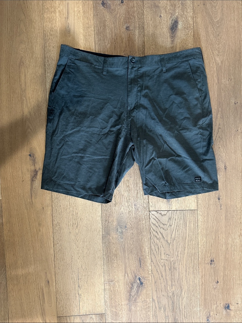 Billabong Men's Dark Grey Flat Casual Shorts